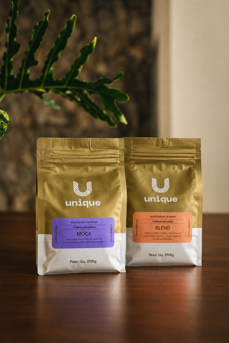 Cafés Unique Moca e Blend, da Seleção Descoberta